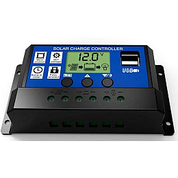 Контролер заряду сонячної батареї KKMOON KW1230 ШИМ 12-24 В 30 А