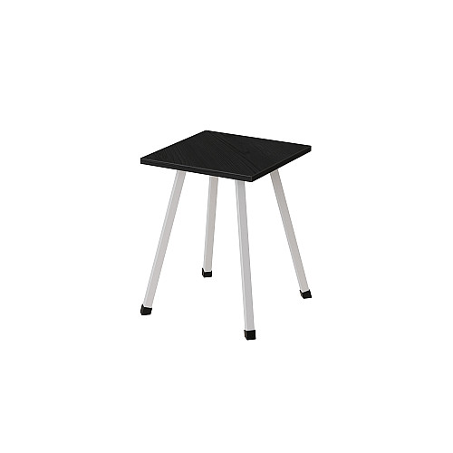 Табурет кухонний Ferrum-decor 430x320x320 Білий метал ДСП Сосна Кембра 16 мм (TAB010)