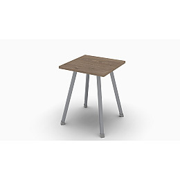 Табурет кухонний Ferrum-decor 430x320x320 Сірий метал ДСП Дуб Сонома Трюфель 16 мм (TAB019)