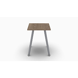 Табурет кухонный Ferrum-decor 430x320x320 Серый металл ДСП Дуб Сонома Трюфель 16 мм (TAB019)