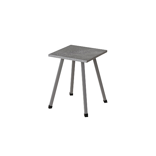 Табурет кухонний Ferrum-decor 430x320x320 Сірий метал ДСП Бетон 16 мм (TAB021)