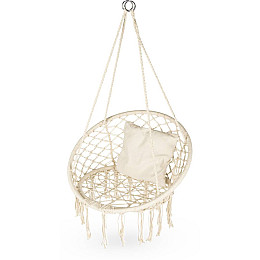 Садові гойдалки Boho Outtec XXL бежевий