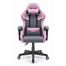 Компьютерное кресло Hell's Chair HC-1004 PINK-GREY
