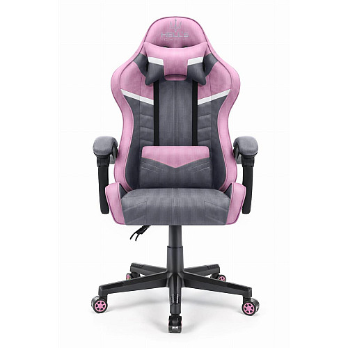 Комп'ютерне крісло Hell's Chair HC-1004 PINK-GREY