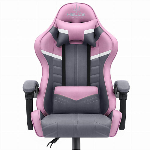 Комп'ютерне крісло Hell's Chair HC-1004 PINK-GREY
