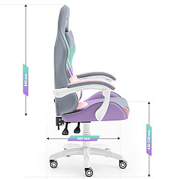 Компьютерное кресло Hell's Rainbow Violet-Mint