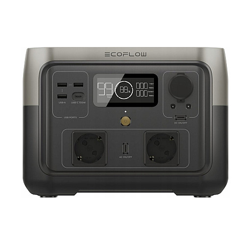 Портативна електростанція EcoFlow RIVER 2 Max 500 Вт Чорний