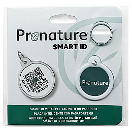 Адресник з QR-паспортом Pronature Holistic Smart ID для собак і котів 5 мм (656720000860)