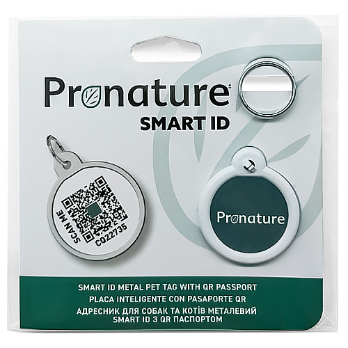 Адресник з QR-паспортом Pronature Holistic Smart ID для собак і котів 5 мм (656720000860)