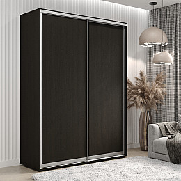 Двухдверный шкаф-купе ViAnt 1-4 90x45x220 Дуб венге темный (9373)