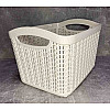 Корзина 21*16*14 см 3,3 л біла троянда Ал-Пластик М-093