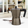 Гейзерная кофеварка алюминиевая 150 мл Maestro MR-1666-3 Brown