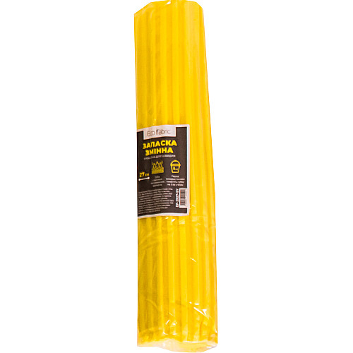 Запаска змінна для швабри "Метелик" 27*6 см жовта Eco Fabric EF-0527-SY