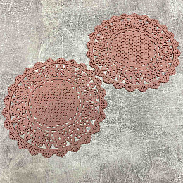 Подставка під гаряче 2 шт Stenson 886 рожева