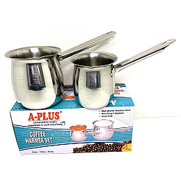 Набір турок 2 шт з нержавіючої сталі A-Plus 0269