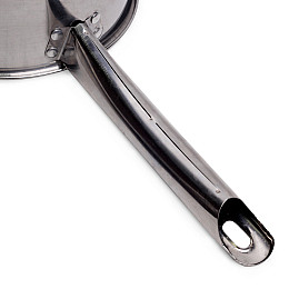 Ковш з нержавіючої сталі без кришки 18 см. 1 л Kamille KM-4354