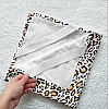 Непромокаємий наматрасник 70х120 см DIAPER LEOPARD COSAS Бежевий