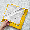 Непромокаемый наматрасник 70х120 см DOTS MUSTARD COSAS Горчичный