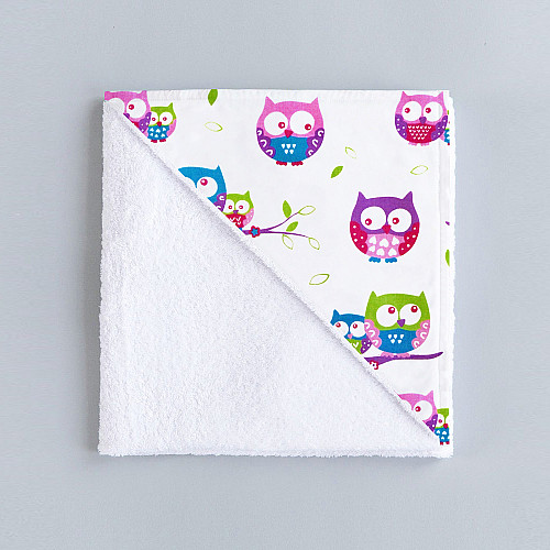 Непромокаемый наматрасник 70х120 см OWLS COSAS Фиолетовый