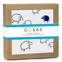 Непромокаемый наматрасник 70х120 см SHEEP COSAS Белый