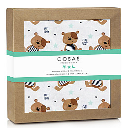 Непромокаємий наматрацник 70х120 см TEDDY BEAR COSAS Бежевий