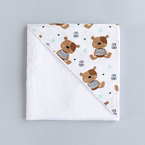 Непромокаємий наматрацник 70х120 см TEDDY BEAR COSAS Бежевий