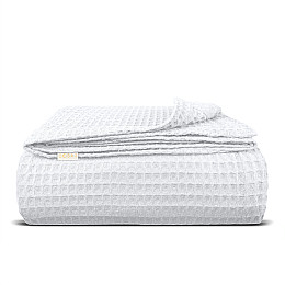 Покрывало 75x95 Snow Greek Waffle COSAS белый