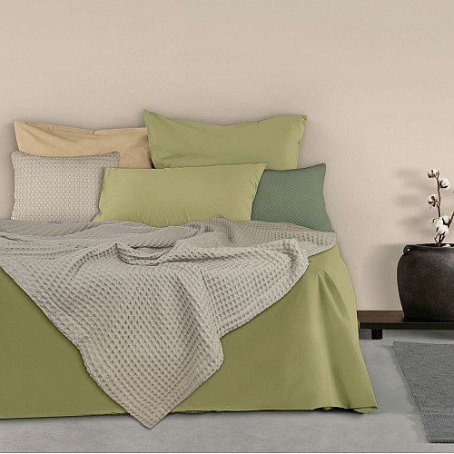 Покрывало 75x95 Bronze Greek Waffle COSAS песочный