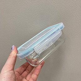 Контейнер харчовий скляний 370 мл A-PLUS 4015