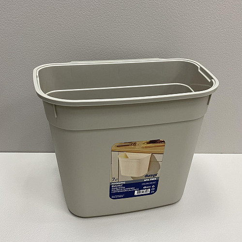 Контейнер для сміття підвісний на дверцята Dunya Plastik 07109 бежевий