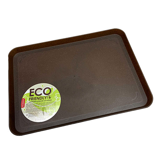 Поднос для кофе 30х21х2 см Eco Wood Алеана W169098 коричневый