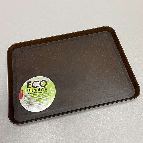 Поднос для кофе 30х21х2 см Eco Wood Алеана W169098 коричневый