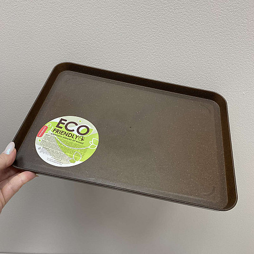 Поднос для кофе 30х21х2 см Eco Wood Алеана W169098 коричневый