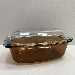 Гусятница с крышкой 3,5 л 34х21х14,8 см Simax Amber&Clear s7556/7566