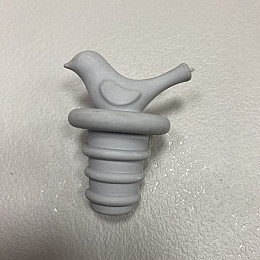 Пробка силиконовая для бутылки Bird Stenson 50808 серый