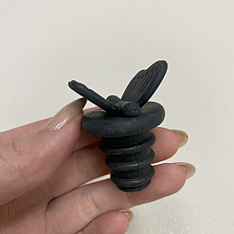 Пробка силиконовая для бутылки Butterfly Stenson 50808 черный