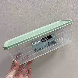 Контейнер 26,2х9,7х8,4 см 1.4 л Hobby Life 02 0970 прозрачный с зеленым