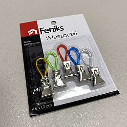 Прищепки для полотенец 5 шт Feniks 2189