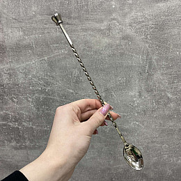 Ложка барна спіральна з мадлером 28 см Empire EM-2596