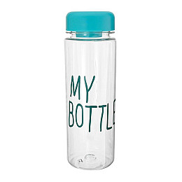 Бутылка для воды My Bottle с чехлом 500 мл прозрачно-голубой