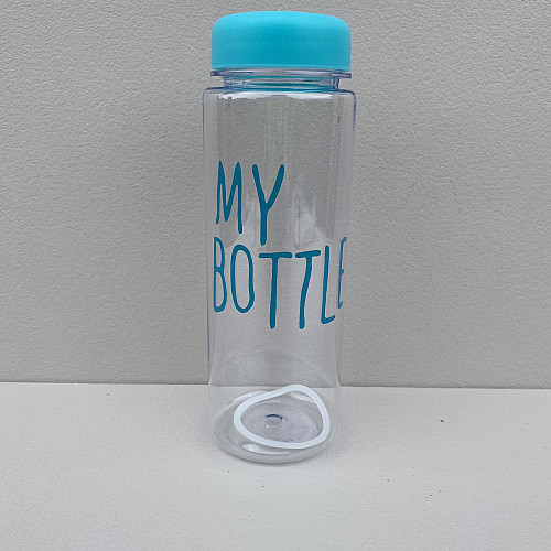 Бутилка для води My Bottle з чохлом 500 мл прозоро-блакитна