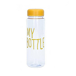 Бутылка для воды My Bottle с чехлом 500 мл прозрачно-желтый 500-500
