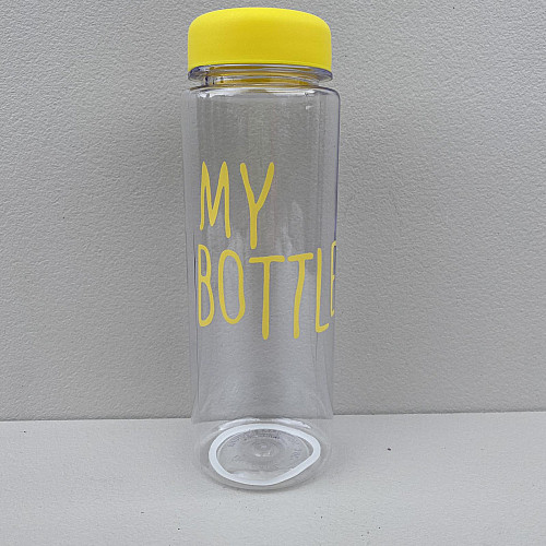 Бутилка для води My Bottle з чохлом 500 мл прозоро-жовта 500-500