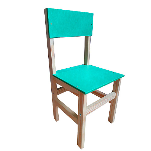 Детский стул Игруша 28x28x62 см Зеленый (32з)