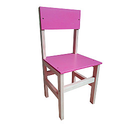 Дитячий стілець Ігруша 28x28x62 см Рожевий (32р)