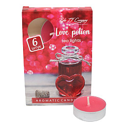 Свеча чайная ароматизированная Pako Love 6 шт (2323565804)