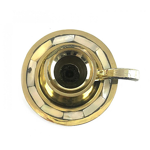Подсвечник с ручкой Круглый No Brand 7.6х6.9х4.8 см (DN30001A)