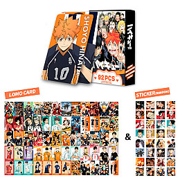 Набор карточек Bioworld Волейбол Haikyuu!!! 92 шт Разноцветный (26150)