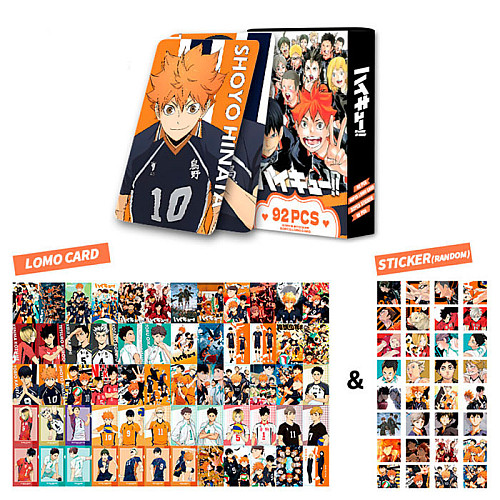 Набір карток Bioworld Волейбол Haikyuu!!! 92 шт Різнокольоровий (26150)