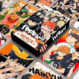 Набор карточек Bioworld Волейбол Haikyuu!!! 92 шт Разноцветный (26150)